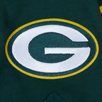 NFL GREEN BAY PACKERS CLASSIC MEN'S WARM UP JACKET (FOREST GREEN)