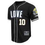 NFL GREEN BAY PACKERS JORDAN LOVE #10 CLASSIC MESH PNN CHEMISE BOUTONNÉE EN FILET POUR HOMME (NOIR)