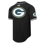 NFL GREEN BAY PACKERS JORDAN LOVE #10 CLASSIC MESH PNN CHEMISE BOUTONNÉE EN FILET POUR HOMME (NOIR)