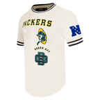 NFL GREEN BAY PACKERS RETRO CLASSIC MEN'S TEE (EGGSHELL/ BLACK)