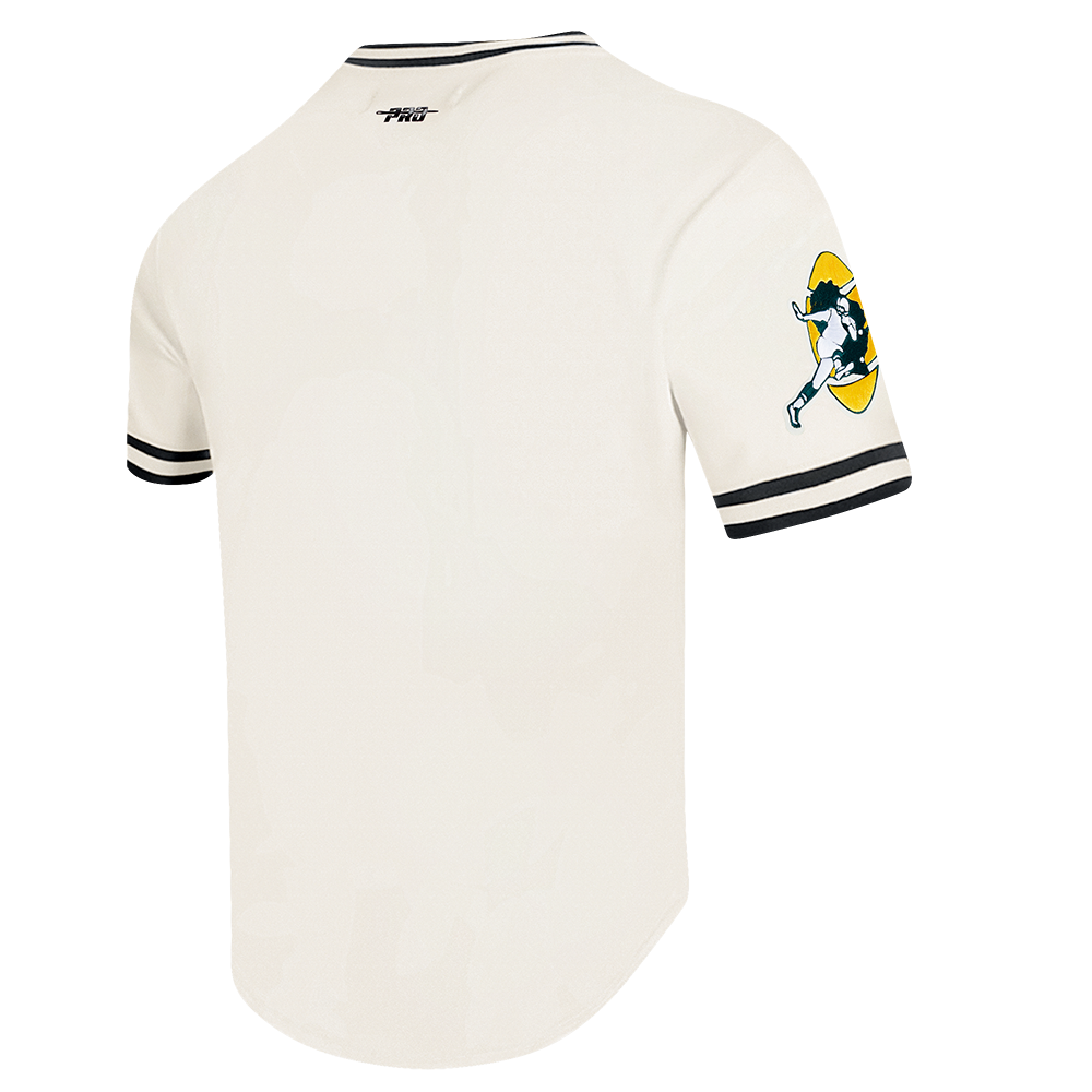 NFL GREEN BAY PACKERS RETRO CLASSIC MEN'S TEE (EGGSHELL/ BLACK)