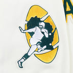 NFL GREEN BAY PACKERS RETRO CLASSIC MEN'S TEE (EGGSHELL/ BLACK)