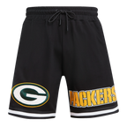 NFL GREEN BAY PACKERS CLASSIC CHENILLE SHORT (BLACK)
