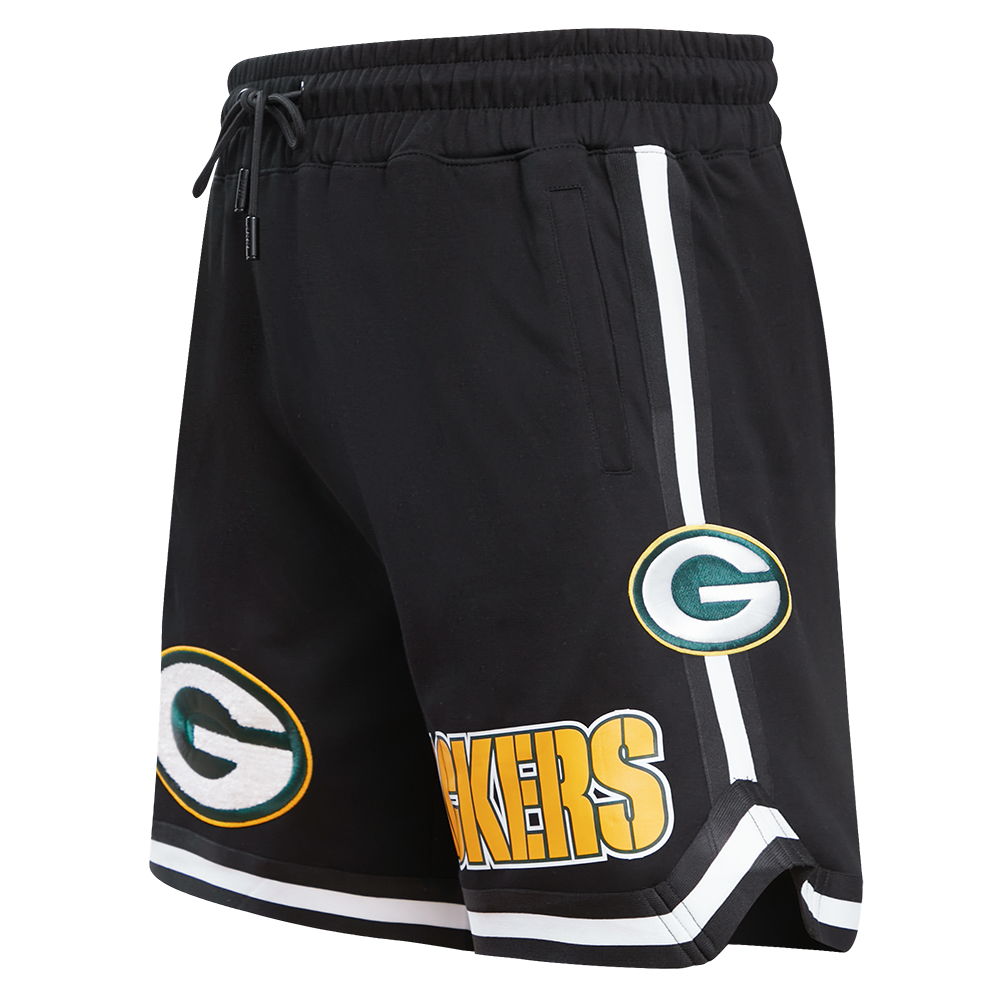 NFL GREEN BAY PACKERS CLASSIC CHENILLE SHORT (BLACK)