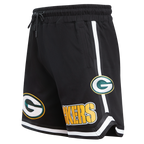 NFL GREEN BAY PACKERS CLASSIC CHENILLE SHORT (BLACK)