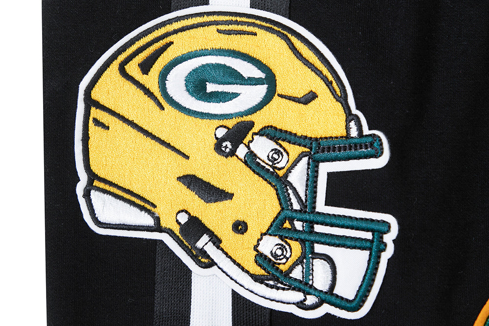 NFL GREEN BAY PACKERS CLASSIC CHENILLE SHORT (BLACK)