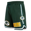 NFL GREEN BAY PACKERS CLASSIC CHENILLE SHORT (FOREST GREEN)