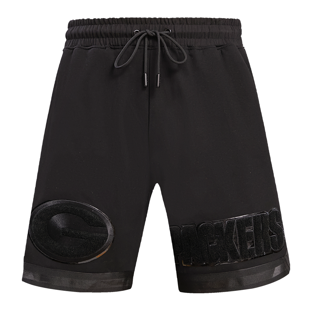 NFL GREEN BAY PACKERS TRIPLE BLACK SHORT (TRIPLE BLACK)