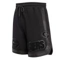 NFL GREEN BAY PACKERS TRIPLE BLACK SHORT (TRIPLE NOIR)