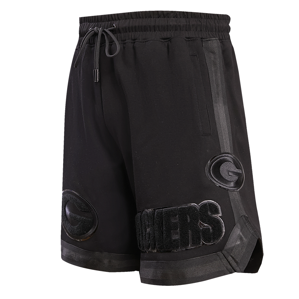 NFL GREEN BAY PACKERS TRIPLE BLACK SHORT (TRIPLE NOIR)