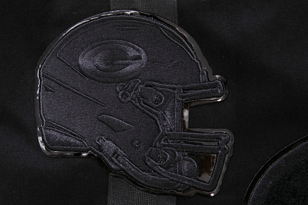 NFL GREEN BAY PACKERS TRIPLE BLACK SHORT (TRIPLE NOIR)
