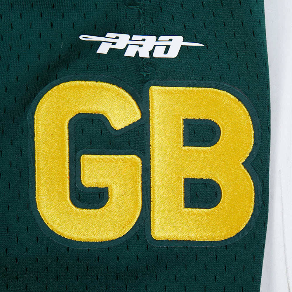 NFL GREEN BAY PACKERS MESH SHORT (VERT FORÊT)