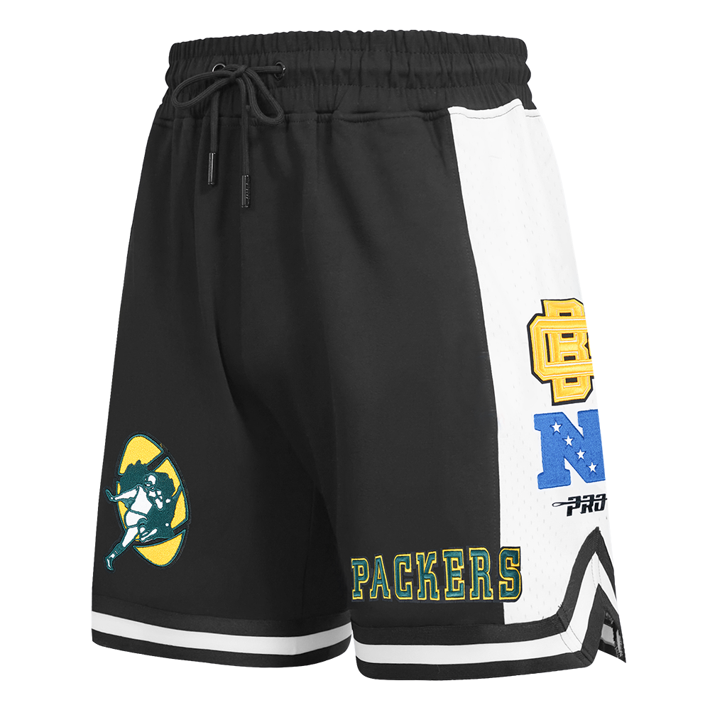 NFL GREEN BAY PACKERS RETRO CLASSIC MEN'S 2.0 SHORT (BLACK)