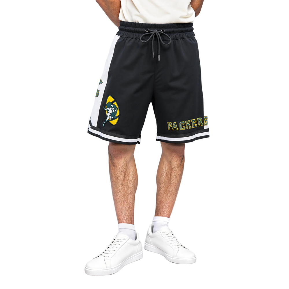 NFL GREEN BAY PACKERS RETRO CLASSIC MEN'S 2.0 SHORT (BLACK)