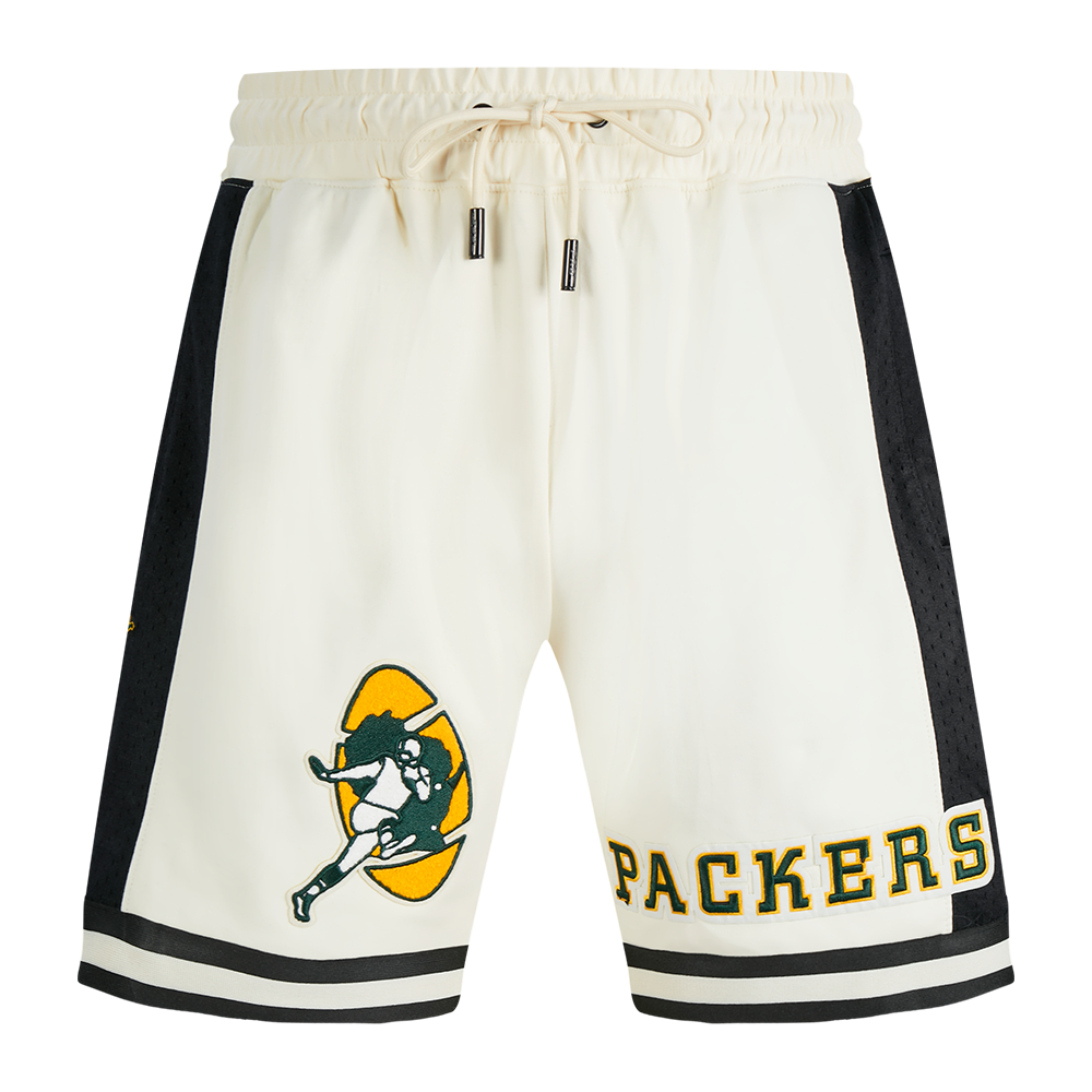 NFL GREEN BAY PACKERS RETRO CLASSIC MEN'S 2.0 SHORT (EGGSHELL/ BLACK)