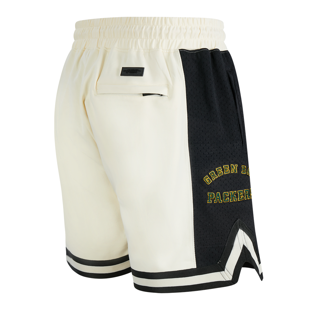 NFL GREEN BAY PACKERS RETRO CLASSIC MEN'S 2.0 SHORT (EGGSHELL/ BLACK)