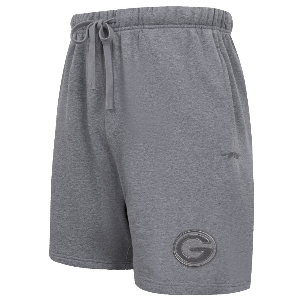 NFL GREEN BAY PACKERS NEUTRAL SHORT POUR HOMME (GRIS CHINÉ FONCÉ)