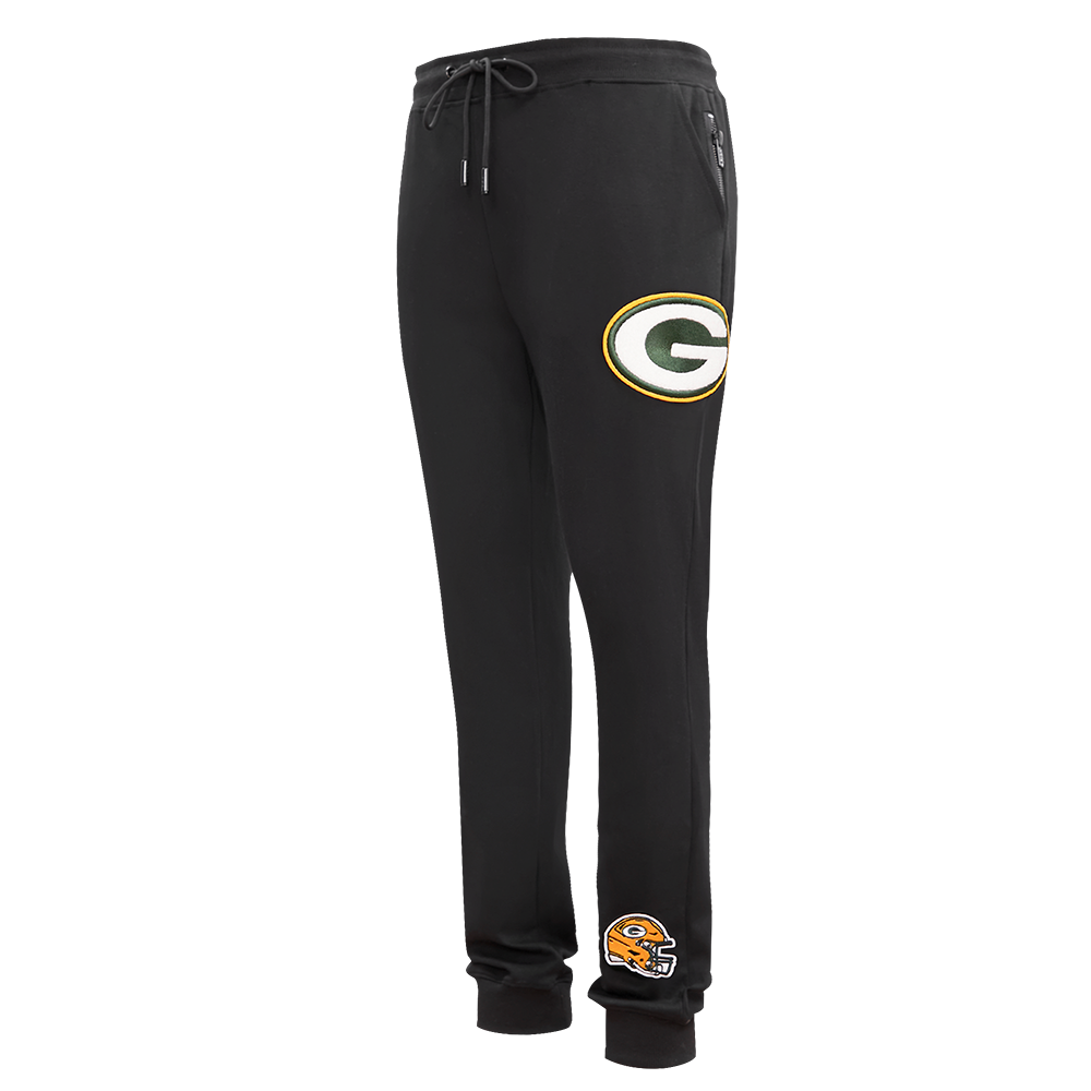 NFL GREEN BAY PACKERS CLASSIC CHENILLE JOGGER (BLACK)
