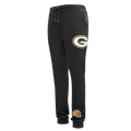 NFL GREEN BAY PACKERS CLASSIC CHENILLE JOGGER (BLACK)