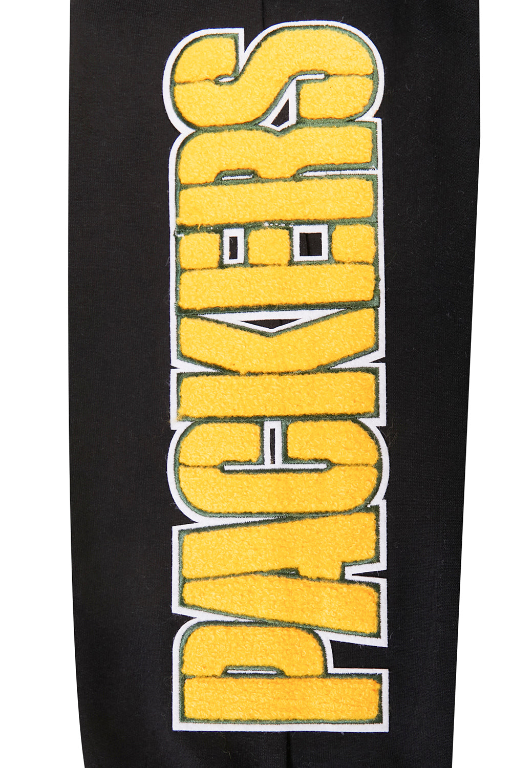 NFL GREEN BAY PACKERS CLASSIC CHENILLE JOGGER (BLACK)