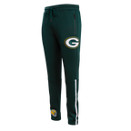 NFL GREEN BAY PACKERS CLASSIC PANTALON D'ENTRAÎNEMENT EN MAILLE DOUBLE POUR HOMME (VERT FORÊT)