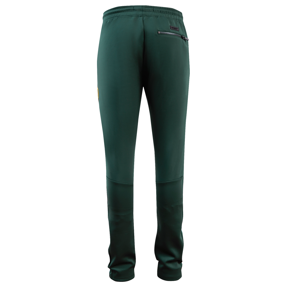 NFL GREEN BAY PACKERS CLASSIC PANTALON D'ENTRAÎNEMENT EN MAILLE DOUBLE POUR HOMME (VERT FORÊT)