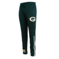 NFL GREEN BAY PACKERS CLASSIC PANTALON D'ENTRAÎNEMENT EN MAILLE DOUBLE POUR HOMME (VERT FORÊT)