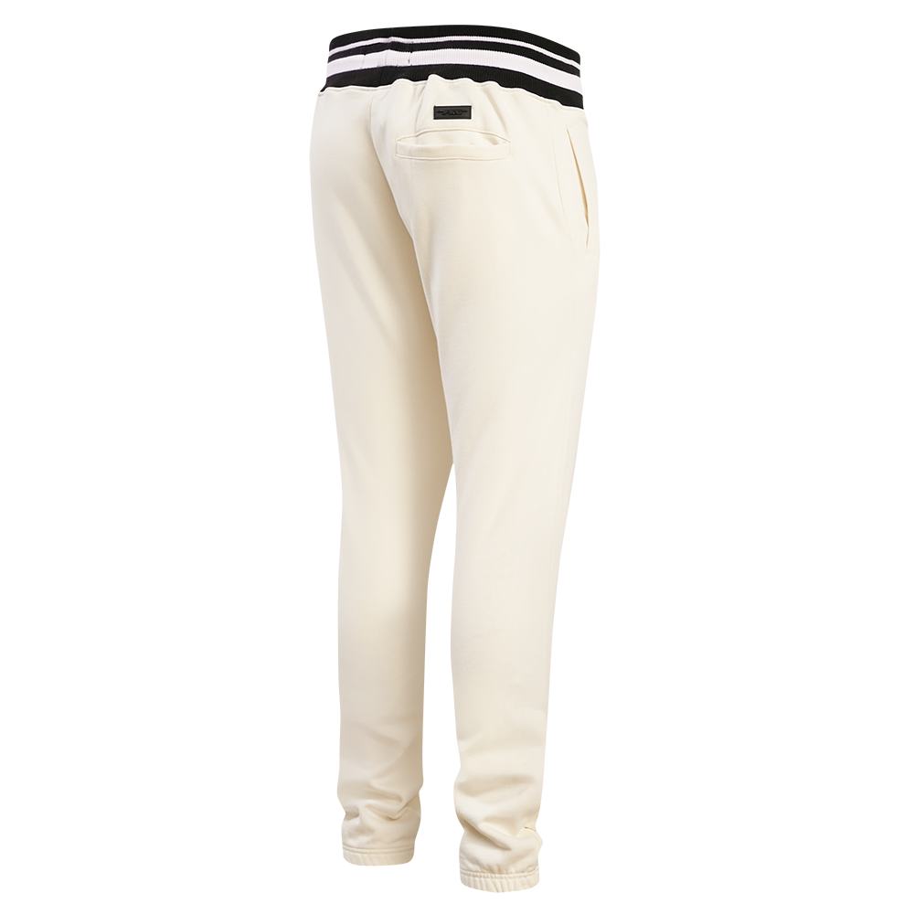NFL GREEN BAY PACKERS RETRO CLASSIC MEN'S SWEATPANT (EGGSHELL/ BLACK)