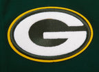 NFL GREEN BAY PACKERS CLASSIC CHENILLE CHANDAIL À CAPUCHON EN MAILLE DOUBLE POUR HOMME (VERT FORÊT)