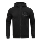 NFL GREEN BAY PACKERS TRIPLE BLACK MEN'S DK FZ HOODIE (TRIPLE BLACK)