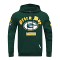 NFL GREEN BAY PACKERS OLD ENGLISH CHANDAIL À CAPUCHON POUR HOMME (VERT FORÊT)