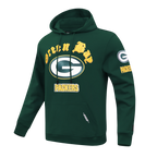 NFL GREEN BAY PACKERS OLD ENGLISH CHANDAIL À CAPUCHON POUR HOMME (VERT FORÊT)