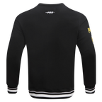 NFL GREEN BAY PACKERS MASHUP MEN'S RIB CREWNECK (BLACK)