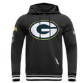 NFL GREEN BAY PACKERS CHANDAIL À CAPUCHON MASHUP CÔTELÉ POUR HOMME (NOIR)