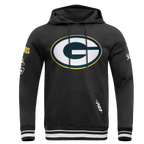 NFL GREEN BAY PACKERS CHANDAIL À CAPUCHON MASHUP CÔTELÉ POUR HOMME (NOIR)