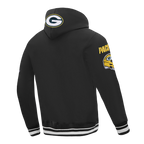 NFL GREEN BAY PACKERS CHANDAIL À CAPUCHON MASHUP CÔTELÉ POUR HOMME (NOIR)