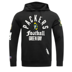 NFL GREEN BAY PACKERS MODERN ORIGINALS CHANDAIL À CAPUCHON EN MOLLETON POUR HOMME (NOIR)
