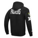 NFL GREEN BAY PACKERS MODERN ORIGINALS CHANDAIL À CAPUCHON EN MOLLETON POUR HOMME (NOIR)