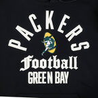 NFL GREEN BAY PACKERS MODERN ORIGINALS CHANDAIL À CAPUCHON EN MOLLETON POUR HOMME (NOIR)