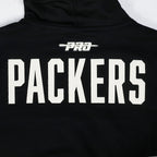 NFL GREEN BAY PACKERS MODERN ORIGINALS CHANDAIL À CAPUCHON EN MOLLETON POUR HOMME (NOIR)