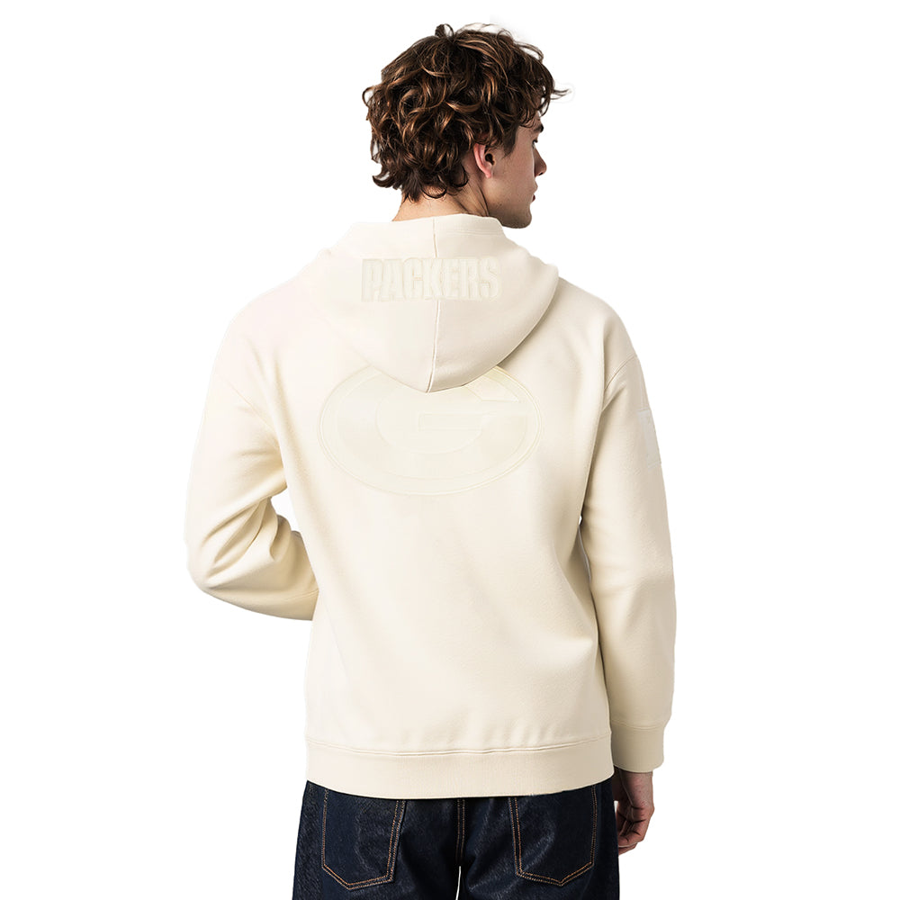 NFL GREEN BAY PACKERS JORDAN LOVE #10 NEUTRAL MEN'S DROP SHOULDER FL (EGGSHELL)