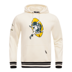 NFL GREEN BAY PACKERS RETRO CLASSIC MEN'S PULLOVER HOODIE (EGGSHELL/ BLACK)