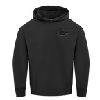 NFL GREEN BAY PACKERS NEUTRAL CHANDAIL À CAPUCHON À ÉPAULES TOMBANTES POUR HOMME (NOIR)