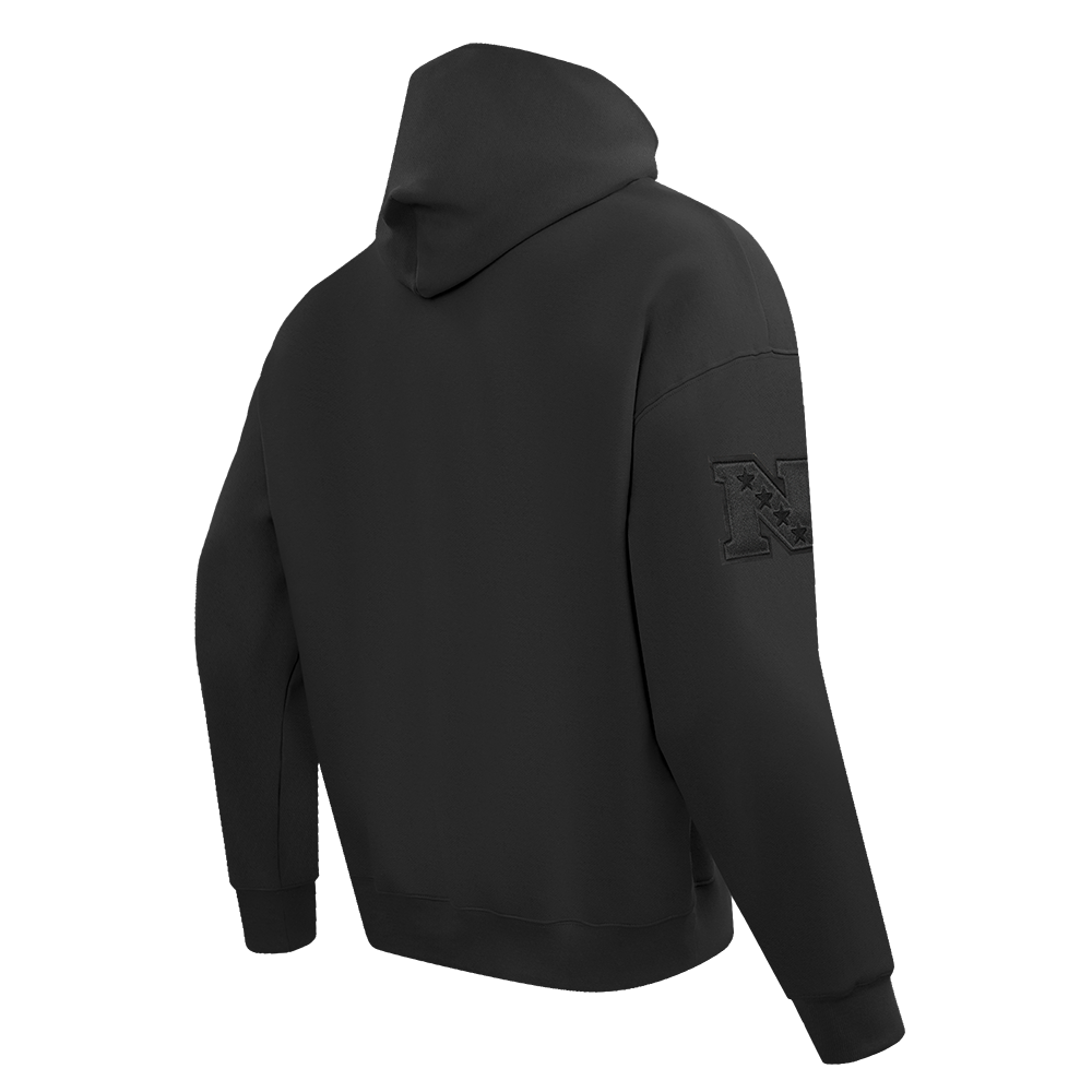 NFL GREEN BAY PACKERS NEUTRAL CHANDAIL À CAPUCHON À ÉPAULES TOMBANTES POUR HOMME (NOIR)