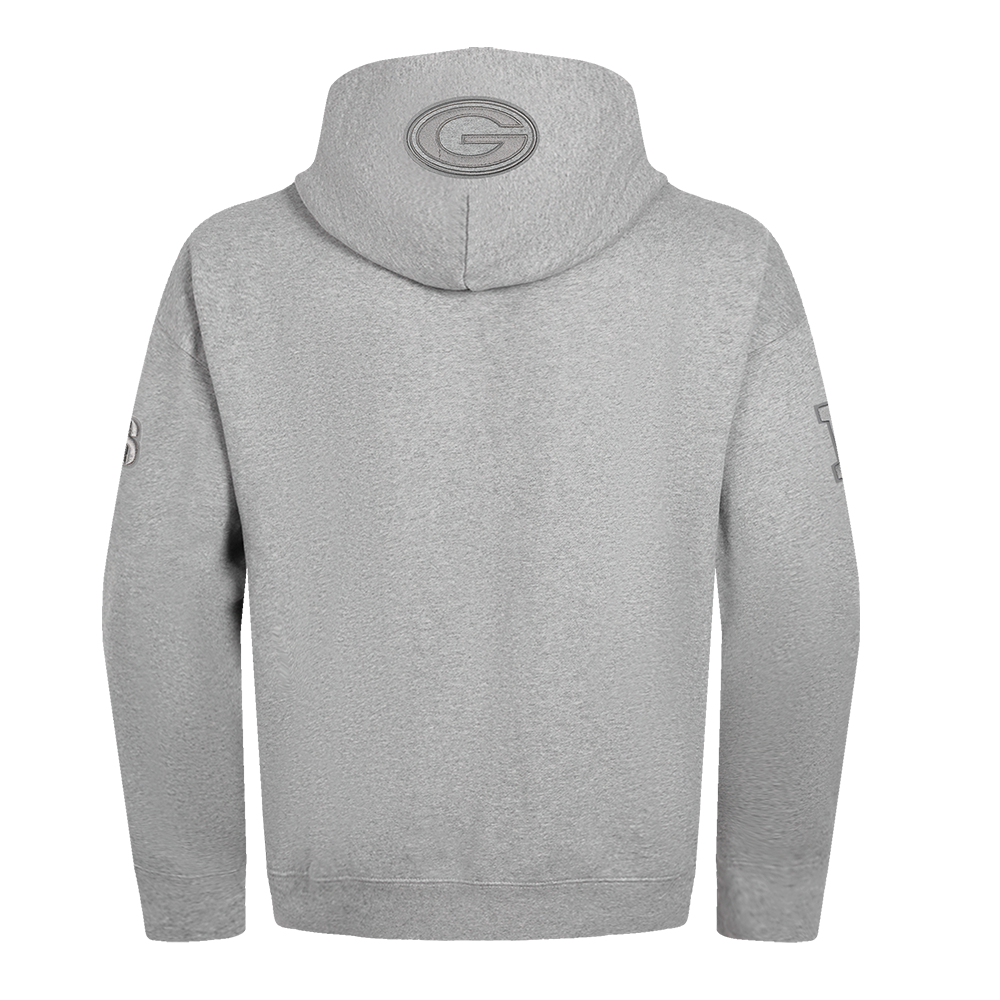 NFL GREEN BAY PACKERS NEUTRAL CHANDAIL À CAPUCHON À ÉPAULES TOMBANTES POUR HOMME (GRIS CHINÉ FONCÉ)