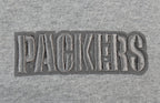 NFL GREEN BAY PACKERS NEUTRAL CHANDAIL À CAPUCHON À ÉPAULES TOMBANTES POUR HOMME (GRIS CHINÉ FONCÉ)