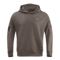 NFL GREEN BAY PACKERS NEUTRAL CHANDAIL À CAPUCHON À ÉPAULES TOMBANTES POUR HOMME (TAUPE FONCÉ)