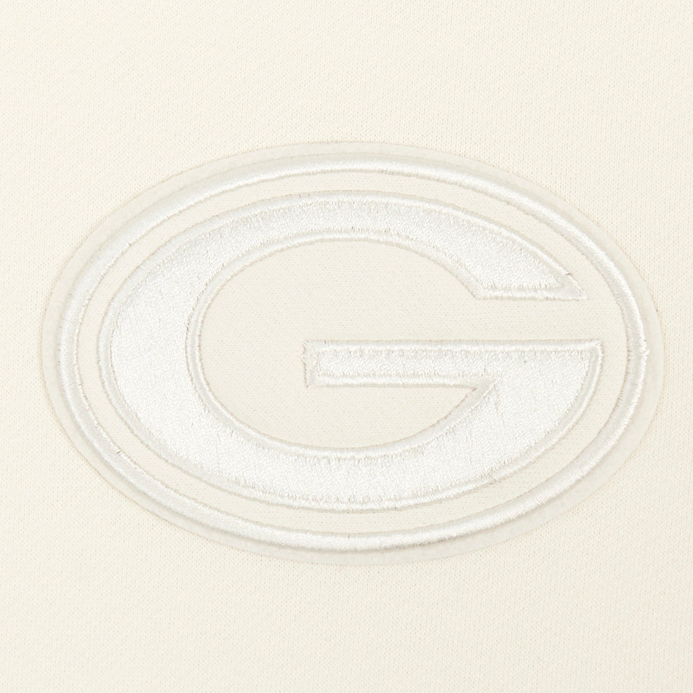 NFL GREEN BAY PACKERS NEUTRAL CHANDAIL À CAPUCHON À ÉPAULES TOMBANTES POUR HOMME (COQUILLE D'ŒUF)