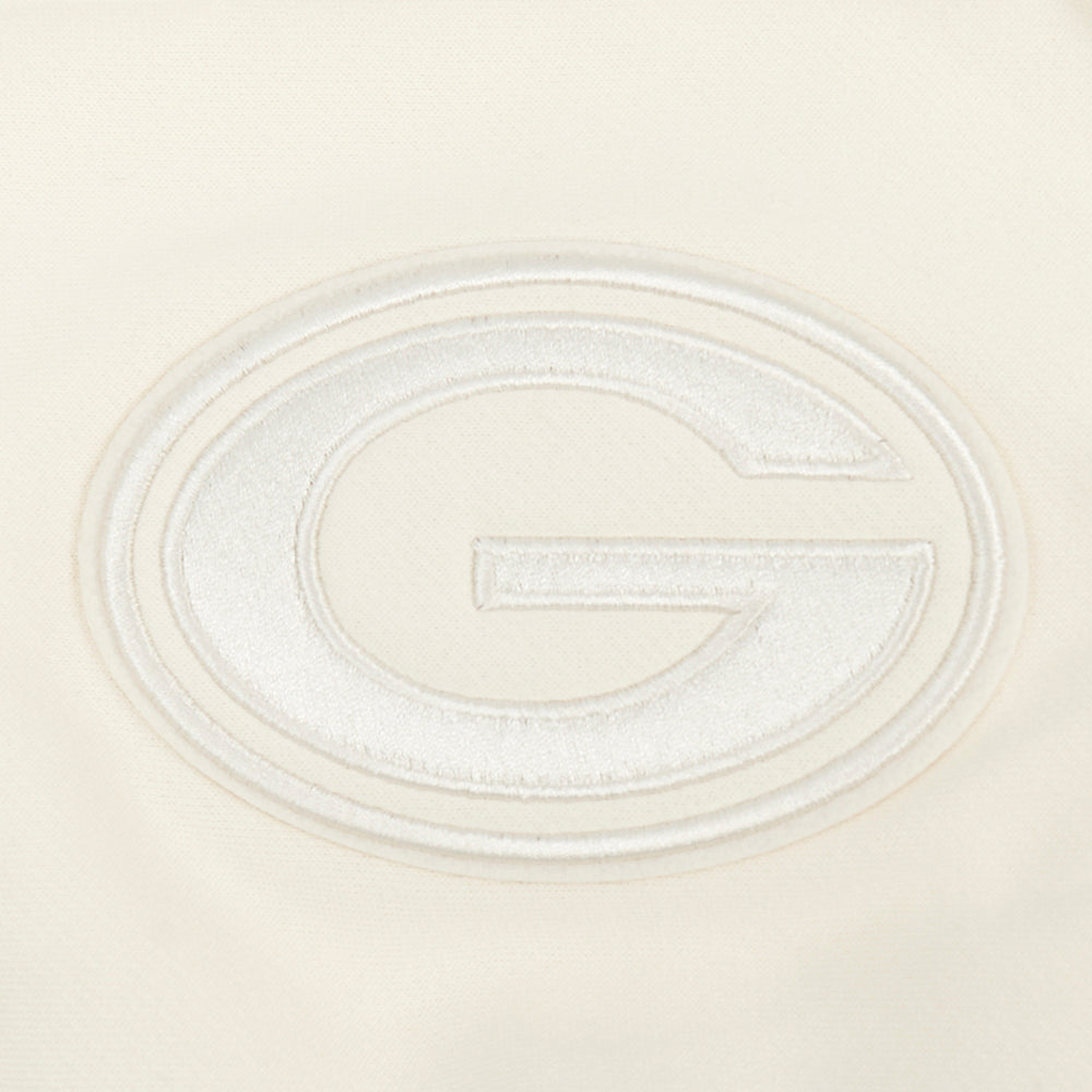 NFL GREEN BAY PACKERS NEUTRAL CHANDAIL À CAPUCHON À ÉPAULES TOMBANTES POUR HOMME (COQUILLE D'ŒUF)