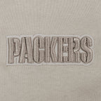 NFL GREEN BAY PACKERS NEUTRAL CHANDAIL À CAPUCHON À ÉPAULES TOMBANTES POUR HOMME (TAUPE)
